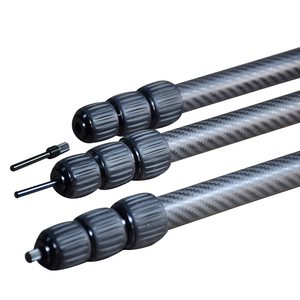 Tubo telescópico de aluminio con cierre giratorio multipropósito con accesorios personalizados opcionales - Product Image 6