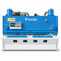 Cisaille à guillotine hydraulique WUSVEK 6x2500mm QC11K CNC pour la découpe de tôles en acier doux