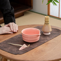 Ensemble de 7 pièces pour le thé Matcha : bol, cuillère à thé, plateau à thé, porte-brosse, porte-baguettes, service à thé en céramique