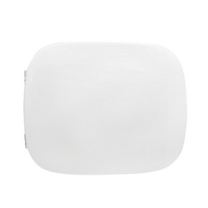 Asiento de inodoro para Globo Daily Vase Form 8, blanco, con bisagras de expansión en forma de C - Product Image 1