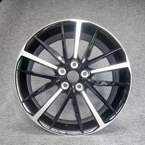 Nouvelles jantes en alliage d'aluminium de 19 pouces à 5 trous 5x114.3, multi-rayons, noires, 8J ET40/45 pour Toyota Camry - Product Image 1