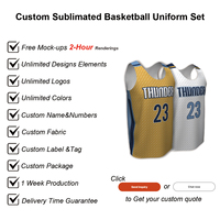 Maillot de basketball personnalisé réversible imprimé par sublimation, double face, respirant et anti-humidité, pour équipes scolaires et universitaires