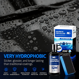 โรงงานผลิต OEM จำหน่ายน้ำยา<span class=keywords><strong>เคลือบ</strong></span>เซรามิกสำหรับรถยนต์ สูตรนาโน Sio2 10 ชั่วโมง ให้ความเงางามสูง ป้องกันรอยขีดข่วน ด้วยกราฟีน - Product Image 4