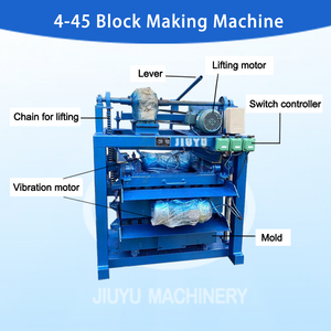 JIUYU Máquina para fabricar bloques de hormigón pequeños Máquina para fabricar bloques huecos <span class=keywords><strong>Precio</strong></span> Bloque de hormigón - Product Image 5
