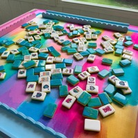 Nouvelle Collection 2026 : Ensemble de Tuiles de Mahjong Américain Winslow 1920 en Acrylique – Tapis et Tuiles Élégants pour Jeu de Casino et Table de Jeu d'Échecs