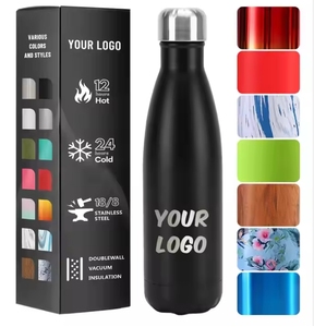 Botella de Agua Deportiva Térmica de Acero Inoxidable 304 de Doble Pared con Forma de Lata de Cola y Logotipo Personalizado - Product Image 1