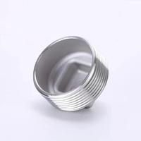 Produits en Stock bouchons de taureau en acier inoxydable 316 forgé en acier inoxydable bouchon de raccord de tuyau classe 3000 3/4 "NPT bouchon mâle