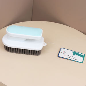 जी 1101 मल्टीफंक्शनल प्लास्टिक कपड़े धोने वाले ब्रश छोटे बालों के जूते ब्रश नरम ब्रिस्टल कपड़े जूते ब्रश - Product Image 4