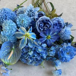 Arreglo Floral <span class=keywords><strong>de</strong></span> Seda Artificial <span class=keywords><strong>de</strong></span> Alta Calidad para Bodas y Accesorios <span class=keywords><strong>de</strong></span> Fotografía al Aire Libre - Decoración Suave - Product Image 4