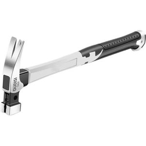 Haojin ค้อนตอกตะปูแบบดึง16ออนซ์เครื่องมือแม่เหล็กที่แข็งแรงสำหรับงานช่างไม้ใช้ในบ้านปรับแต่งได้ - Product Image 1