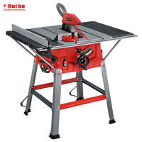 Scie à Table Portable 10 Pouces Multi-Fonction Pour Maison Outils Électriques de Menuiserie Conception Horizontale pour Machine à Découper le Bois