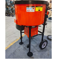 Bétonnière manuelle en acier 160L populaire en Europe, moteur 2000W, portable, haute performance, certifiée CE, service OEM, conception spéciale pour l'exploitation minière