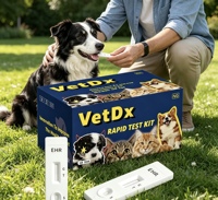 Kit de test rapide de relaxation canin (RLN) pour la détection de la gestation chez le chien – Dispositif vétérinaire de diagnostic de gestation