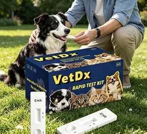 Kit de test rapide de relaxation canin (RLN) pour la <span class=keywords><strong>d</strong></span>étection de la gestation chez le chien – Dispositif vétérinaire de diagnostic de gestation - Product Image 2