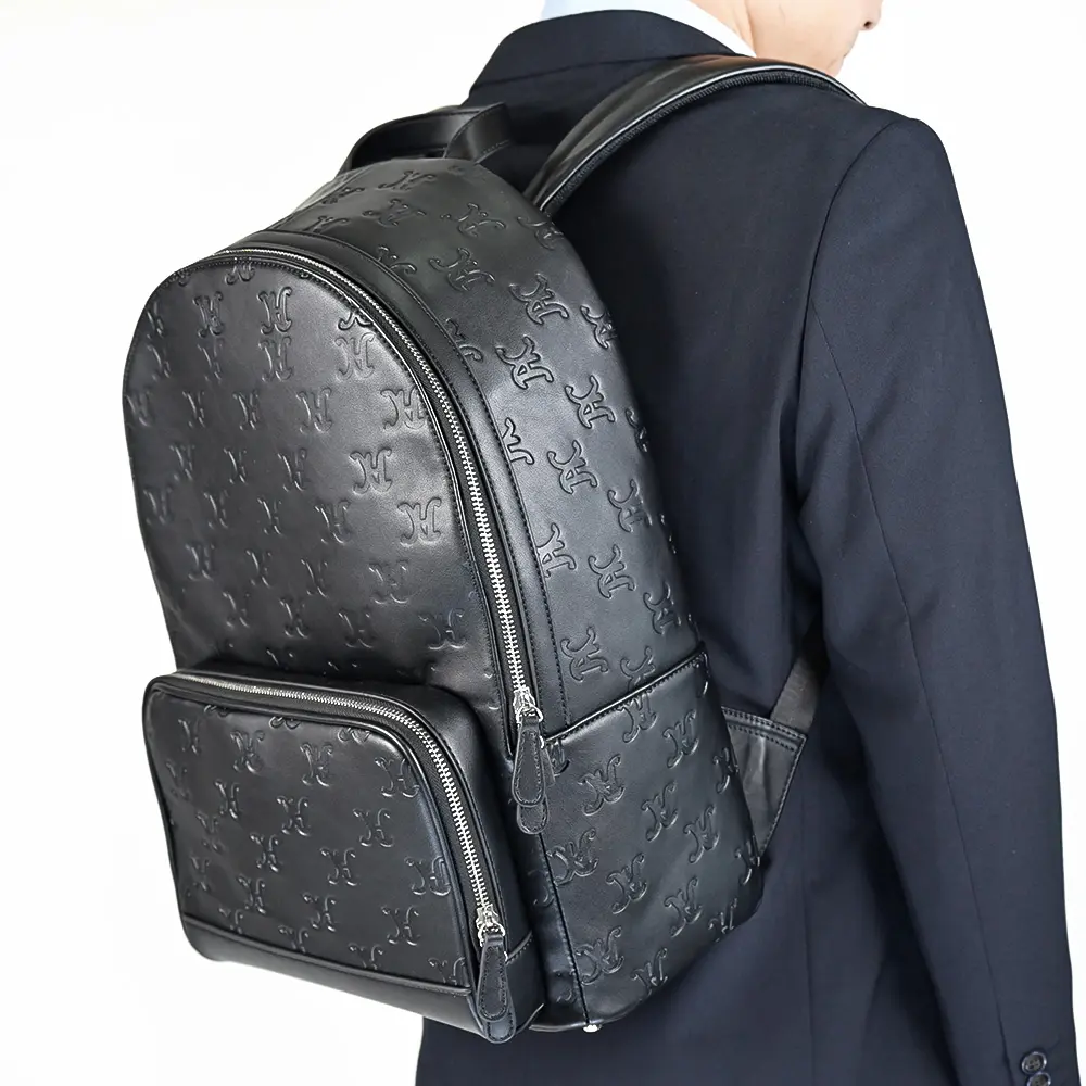 Sac à dos en cuir pour hommes de nouveau style personnalisé sac à dos pour ordinateur portable de bureau de luxe sac