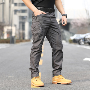 <span class=keywords><strong>Pantaloni</strong></span> <span class=keywords><strong>Cargo</strong></span> Tattici da <span class=keywords><strong>Uomo</strong></span>, Impermeabili, Elasticizzati, per Escursionismo e Caccia, <span class=keywords><strong>Pantaloni</strong></span> da Lavoro Casual Multitasche per l'Estate - Product Image 4