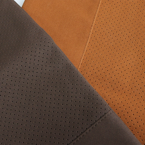 कस्टम छिद्रित सूड सुई माइक्रोफाइबर कपड़े, कार सीटों के लिए सोफा कवर और फर्नीचर पंछित चमड़े की सामग्री - Product Image 6