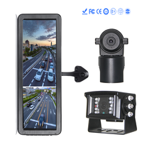 ISO Factory Pantalla digital de 12,2 pulgadas DC10 36V Monitor de espejo retrovisor AHD DVR Monitor de grabación Espejo Retrovisor lateral