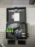 Boîte de distribution de fibre optique 8 cœurs 1 à 8 avec SC/APC étanche IP65 utilisé pour la boîte à bornes à fibre optique FTTH PLC Splitter
