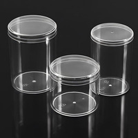 Vente en gros de mini boîtes en plastique transparent recyclé Yinliang pour aliments, bonbons, cadeaux, gâteaux, en-cas, modèle TDH-Z-3
