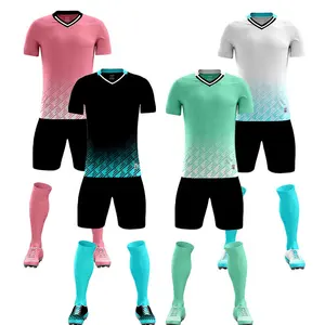 Men Soccer Wear Customized Youth Soccer Jersey With Logo and Numbers Sublimated Soccer Uniforms