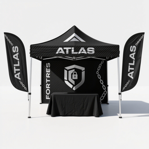 Taşınabilir 10x10ft (3x3m) alüminyum çelik etkinlik çadırı 5m Bay katlanır <span class=keywords><strong>Gazebo</strong></span> ticaret gösterileri için Pop-Up reklam açık sergiler - Product Image 4