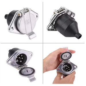 7 cách cắm 7 cách cắm dây phổ 24V Trailer cắm 7 cực Dây nối <span class=keywords><strong>Adapter</strong></span> Ổ Cắm - Product Image 4