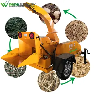 Weiwei capacity 1t wood chippers pto branch chopper