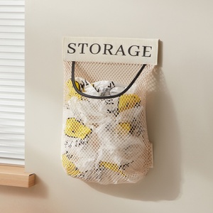 Sac de rangement mural de cuisine grande capacité pour sacs de courses, sacs poubelles et articles divers, outil de tri et de rangement - Product Image 6
