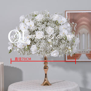 Boule de fleurs artificielles en <span class=keywords><strong>gypsophile</strong></span> blanche de 40/50/60 cm, décoration de centre de table de <span class=keywords><strong>mariage</strong></span>, événement floral, fête - Product Image 3