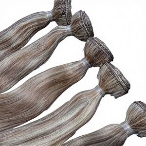 Extensiones de Cabello Humano Virgen de la India, Color Claro, 10-34 Pulgadas, Origen India - Product Image 1