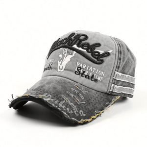 Proveedor Chino de Gorras Deportivas para Hombre, Mayoristas de Gorras de Béisbol Bordadas y Desgastadas Personalizadas - Product Image 5