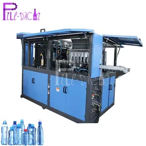 fully auto plc control 6 cavity plastic bottle manufacturing equipment/system/plant