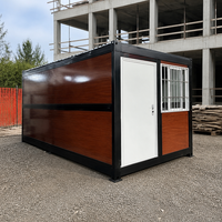Maison modulaire préfabriquée en panneaux sandwich pliables écologiques, prête à être expédiée pour une utilisation au bureau