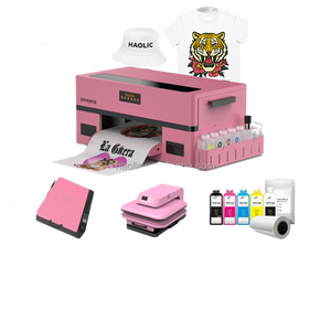 Haolic New A3 xp600 dtf máy in tự động dtf máy in t Áo sơ mi cho quần áo với lò nướng và Nhiệt Báo Chí dtf máy in - Product Image 1