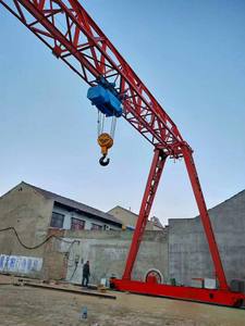 Мощный козловой кран европейского стандарта 5т, 10т, 20т, однобалочный или двухбалочный, на рельсовом ходу, для промышленных предприятий - Product Image 4