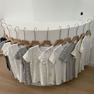 Brandy BM T-shirt d'été pour femme, manches courtes, imprimé, en pur coton, coupe ajustée, haut de pyjama tendance, best-seller - Product Image 4