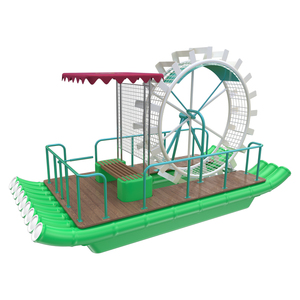 เรือถีบไม้ไผ่แบบเป็นมิตรต่อสิ่งแวดล้อม สำหรับรีสอร์ท ทะเลสาบ และสวนน้ำสำหรับนักท่องเที่ยว เพื่อการพักผ่อนและให้เช่า - Product Image 5