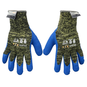 Gants de sécurité résistants aux coupures, antidérapants, en latex + armure hybride, marque Armorgard INXS, <span class=keywords><strong>pour</strong></span> hommes, bleus et noirs, mitaines tricotées à poignet, gants de protection <span class=keywords><strong>pour</strong></span> les mains - Product Image 5
