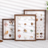 Cadre photo lumineux creux 3CM pour fleurs séchées, DIY créatif, style chinois décoratif