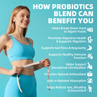 Private Label Probiotische Spijsverteringsenzymen Softgels Prebiotische Chicoriwortel Inuline Cranberry D-Mannose Darm- & Urinewegondersteuning