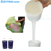 Silicone liquide de super qualité pour la fabrication d'ensachage sous vide Silicone RTV-2