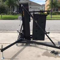 Torre Elevadora Portátil de Truss para Iluminación Móvil con Soporte de Manivela de Aluminio para Escenarios