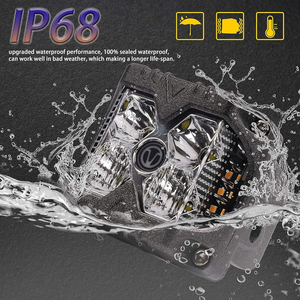 OVOVS - Luces LED Laterales con Luz Ámbar Sólida y Estroboscópica, Luces LED Dobles Laterales para Todoterreno, para Jeep, Camioneta, ATV, SUV, UTV, 4x4 - Product Image 6