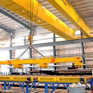 China Brand Customized Overhead Crane 5 Ton 10 Ton 240 Ton Cabin Control Double Beam Overhead Crane With Electromagnetic Grab