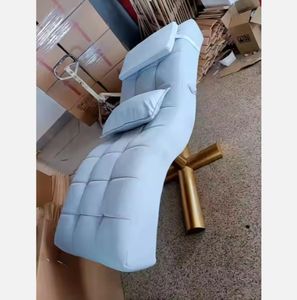 Lit de massage pour cils, très demandé, avec support de tête personnalisable et mobilier de salon de beauté moderne sur mesure - Product Image 4
