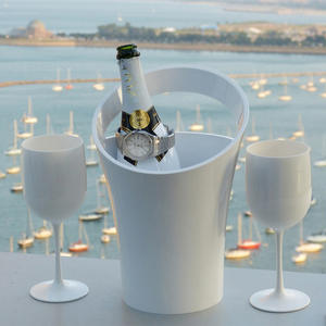 Fábrica de China, gran oferta, Bar, KTV, Club nocturno, salón, claro, negro, blanco, personalizado, plástico acrílico, refrigeración, champán, cerveza, cubo de hielo - Product Image 2