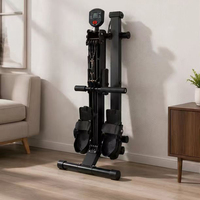 Máquina de Remo Plegable ZHUOBU ZB-RM-1 para Gimnasio en Casa, Capacidad de 150 kg, Remo Simple con Monitor Digital, Equipo de Fitness Cardiovascular