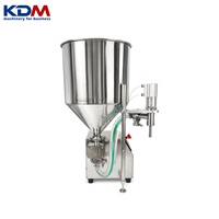 Machine de remplissage semi-automatique de liquides KDM-FML45G pour bouteilles, gobelets et contenants de 10 à 50 000 ml