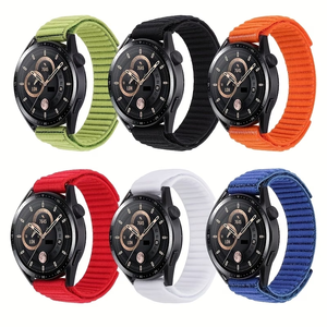 Bracelet sport en nylon de 22 mm, compatible avec divers modèles de bracelets de montre connectée, pour Garmin Approach S70 Epix Pro (Gen 2) 47 mm. - Product Image 1
